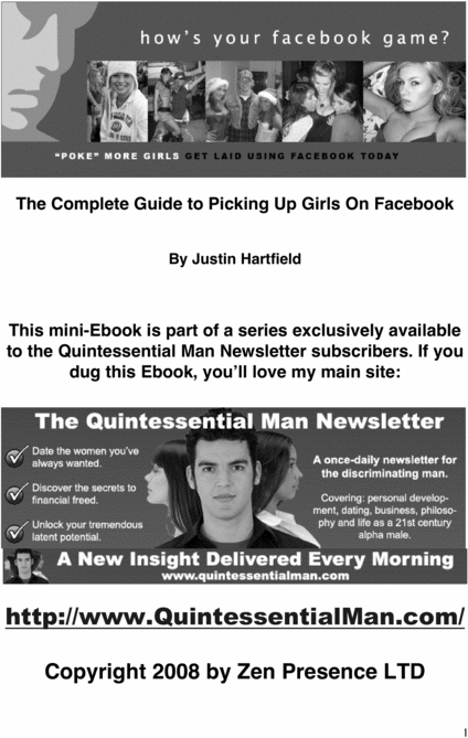 Product picture The Complete Guide to Picking Up Girls On Facebook